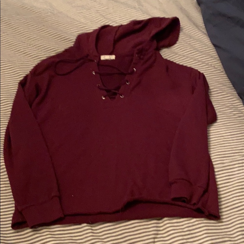 Lightweight hooded sweatshirt